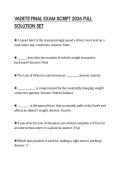 VADETS FINAL EXAM SCRIPT 2026 FULL SOLUTION SET