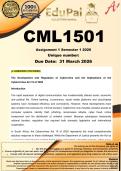 CML1501 Assignment 1 &lpar;COMPLETE ANSWERS&rpar; Semester 1 2026 - DUE 31 March 2026
