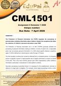 CML1501 Assignment 2 &lpar;COMPLETE ANSWERS&rpar; Semester 1 2026 - DUE 31 March 2026