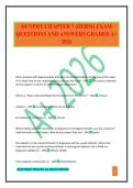 DUNPHY CHAPTER 7 &lpar;DERM&rpar; EXAM QUESTIONS AND ANSWERS GRADED A&plus; 2026
