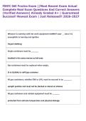 FDNYC G60 Practice Exam &vert;&vert;Most Recent Exam Actual  Complete Real Exam Questions And Correct Answers  &lpar;Verified Answers&rpar; Already Graded A&plus; &vert; Guaranteed  Success&excl;&excl; Newest Exam &vert; Just Released&excl;&excl; 2026-2027 