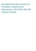 Principles of Geotechnical Engineering 10th Edition Test Bank &ndash; Das &vert; Complete Chapter Questions & Solutions &vert; Civil Engineering Exam Prep