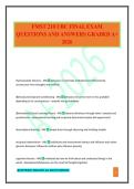 FMST 210 UBC FINAL EXAM QUESTIONS AND ANSWERS GRADED A&plus; 2026
