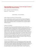 WGU D270 RHM3 Task 3&colon; Proposal on Teacher Shortages & Solutions &vert; 2026 Update with complete solutions&period;