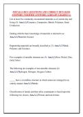 METALLURGY QUESTIONS AND CORRECT DETAILED  ANSWERS &lpar;VERIFIED ANSWERS&rpar; ALREADY GRADED A&plus;