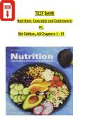TEST BANK FOR Nutrition&colon; Concepts and Controversies&comma; 5th Edition by Sizer & Whitney ISBN&colon;9780176892869 COMPLETE GUIDE All CHAPTERS COVERED 100&percnt; VERIFIED A&plus; GRADE ASSURED&excl;&excl;&excl;&excl;&excl; NEW LATEST UPDATE&excl;&excl;&excl;&excl;&excl;