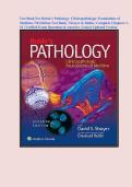 Test Bank For Rubin&rsquo;s Pathology&colon; Clinicopathologic Foundations of Medicine 7th Edition Test Bank &vert; Strayer & Rubin &vert; Complete Chapters 1&ndash;34 &vert; Verified Exam Questions & Answers &vert; Latest Updated Version