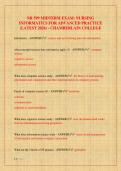 NR 599 MIDTERM EXAM&colon; NURSING  INFORMATICS FOR ADVANCED PRACTICE  &lpar;LATEST 2026&rpar; - CHAMBERLAIN COLLEGE