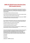 NURS 351 NCLEX Practice Questions Exam With Complete Answers 