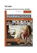 Full Test Bank - Pharmacology for the Primary Care Provider&comma; 4th Edition by Marilyn Winterton Edmunds and Maren Stewart Mayhew &vert; Grade A&plus;