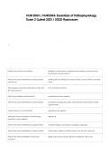 NUR2063 Essentials of Pathophysiology Exam 2 &lpar;Latest 2025 &sol; 2026&rpar; Rasmussen
