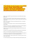 FTCE Middle Grades English 5&ndash;9 Exam Prep Pack &vert; Detailed Questions&comma; Answers & Rationales