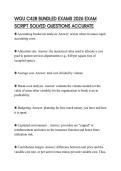 WGU C428 BUNDLED EXAMS 2026 EXAM SCRIPT SOLVED QUESTIONS ACCURATE