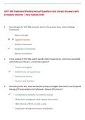 LSVT BIG Treatment Practice Actual Questions and Correct Answers with Complete Solution &vert; New Update 2026