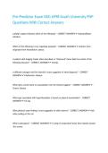Pre-Predictor Exam NSG 6998 South University FNP Questions With Correct Answers