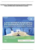Test Bank for Understanding Pharmacology Essentials for Medication Safety&comma; 3rd Edition by M&period; Linda Workman & LaCharity