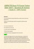 American Board of Family Medicine In-Training Examination &lpar;ABFM ITE&rpar; Exams V1&comma; V2 & V3 &lpar;Latest 2026 &sol; 2027 Updates STUDY BUNDLE PACKAGE WITH SOLUTIONS&rpar; 100&percnt; Verified Questions & Answers &vert; Grade A