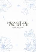APUNTES PSICOLOG&Iacute;A DEL DESARROLLO II