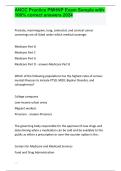 ANCC Practice PMHNP Exam Sample with 100- correct answers 2024
