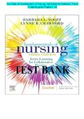 Test Bank Fundamentals of Nursing&comma; 3rd Edition by Barbara L Yoost Complete guide Chapter 1- 42 ISBN 9780323828093 Revised version 2026