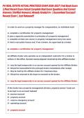PA REAL ESTATE ACTUAL PRACTEICE EXAM 2026-2027Test Bank Exam  &vert;&vert;Most Recent Exam Actual Complete Real Exam Questions And Correct  Answers &lpar;Verified Answers&rpar; Already Graded A&plus; &vert; Guaranteed Success&excl;&excl;  Newest Exam &vert; Just Released&excl;&excl;  