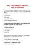 NU671 FINAL EXAM QUESTIONS WITH COMPLETE ANSWERS 