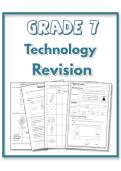 Grade 7 Technology Revision &lpar;Term 1 &ndash; 4 &rpar;