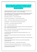Medical Laboratory Certification Questions with All Correct & 100&percnt; Verified Answers &vert;Latest Version &vert;Already Graded A&plus;