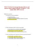WGU C213 OA 3rd Attempt Questions Review and Answers with Complete Solution &vert; Graded A&plus; &vert; New Update 2026 &vert; 100&percnt; Correct