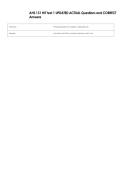 AHS 131 HIT test 1 UPDATED ACTUAL Questions and CORRECT  Answers