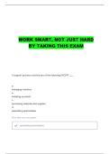 ISQS 3344 BURNS TEXAS TECH EXAM 1 QUESTIONS AND CORRECT ANSWERS