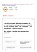 WGU D638 &ndash; Monitoring Student Learning Through Assessment Objective Assessment &vert; OA Questions and Answers &vert; 2026 Update &vert; 100&percnt; Correct&period;