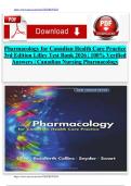 Pharmacology for Canadian Health Care Practice 3rd Edition Lilley Test Bank &vert; Verified Questions & Answers &vert; Complete Chapters &vert; 2026 Updated