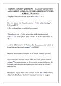 CHEM 334 CONCEPT QUESTIONS -- MADUKWE QUESTIONS  AND CORRECT DETAILED ANSWERS &lpar;VERIFIED ANSWERS&rpar;  ALREADY GRADED A&plus;