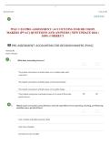 WGU C213 PRE-ASSESSMENT&colon; ACCOUNTING FOR DECISION MAKERS &lpar;PVAC&rpar; QUESTIONS AND ANSWERS &vert; NEW UPDATE 2026 &vert; 100&percnt; CORRECT