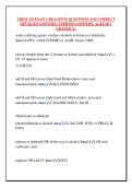 CHEM 334 EXAM 2 REAGENTS QUESTIONS AND CORRECT  DETAILED ANSWERS &lpar;VERIFIED ANSWERS&rpar; ALREADY  GRADED A&plus;
