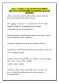 GLPH 171 - MODULE 2 QUESTIONS AND CORRECT  DETAILED ANSWERS &lpar;VERIFIED ANSWERS&rpar; ALREADY  GRADED A&plus;