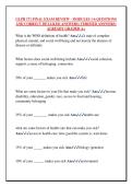 GLPH 171 FINAL EXAM REVIEW - MODULES 1-6 QUESTIONS  AND CORRECT DETAILED ANSWERS &lpar;VERIFIED ANSWERS&rpar;  ALREADY GRADED A&plus;
