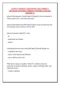 GLPH 171 MODULE 4 QUESTIONS AND CORRECT  DETAILED ANSWERS &lpar;VERIFIED ANSWERS&rpar; ALREADY  GRADED A&plus;