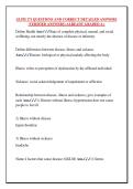 GLPH 171 QUESTIONS AND CORRECT DETAILED ANSWERS  &lpar;VERIFIED ANSWERS&rpar; ALREADY GRADED A&plus;