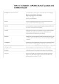 NURS 5315 UTA Exam 2 UPDATED ACTUAL Questions and  CORRECT Answers 