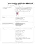 NURS 5315 UTA Exam 3 Skeletal Outlines UPDATED ACTUAL  Questions and CORRECT Answers 