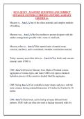BCSA QUIZ 3 - MASONRY QUESTIONS AND CORRECT  DETAILED ANSWERS &lpar;VERIFIED ANSWERS&rpar; ALREADY  GRADED A&plus;