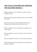 OBT3 ACTUAL EXAM PAPER 2026 QUESTIONS WITH SOLUTIONS GRADED A&plus;