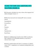 OCANZ FINAL PAPER 2026 QUESTIONS WITH ANSWERS GRADED A&plus;