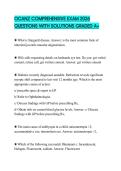 OCANZ ACTUAL EXAM PAPER 2026 QUESTIONS WITH SOLUTIONS GRADED A&plus;