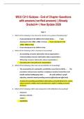 WGU C213 Quizzes - End of Chapter Questions with answers &lpar;verified answers&rpar; &vert; Already Graded A&plus; &vert; New Update 2026