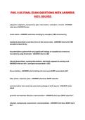 PNG 1145 FINAL EXAM QUESTIONS WITH ANSWERS 100&percnt; SOLVED 
