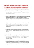 Final Exam&colon; FNP654 &sol; FNP 654 &lpar;Latest Update 2025 &sol; 2026&rpar; Family Primary Care  &vert; Test Review Questions & Verified Answers &vert; 100&percnt; Correct &vert; Grade A - GCU