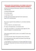 INSTALLER'S TEST QUESTIONS AND CORRECT DETAILED  ANSWERS &lpar;VERIFIED ANSWERS&rpar; ALREADY GRADED A&plus;